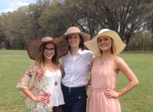 With sister Madeline and our friend (and adopted little sister) Allison.