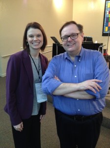 After being interviewed all day by editors and agents, I got to meet journalist and best-selling author Todd Starnes. Glad I dressed nice!