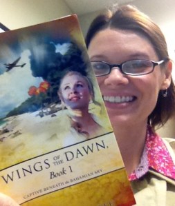 Enjoying book by friend Kristen Hogrefe.